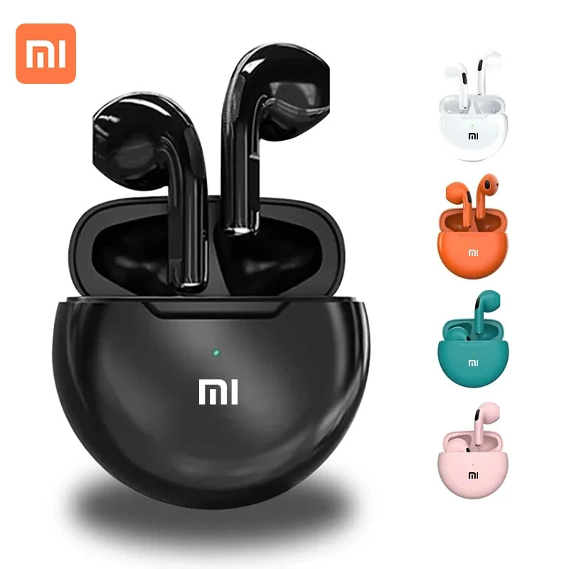 Fone de ouvido Bluetooth XIAOMI Air Pro 6 original TWS 9D (compatível com smartphones IOS e Android)