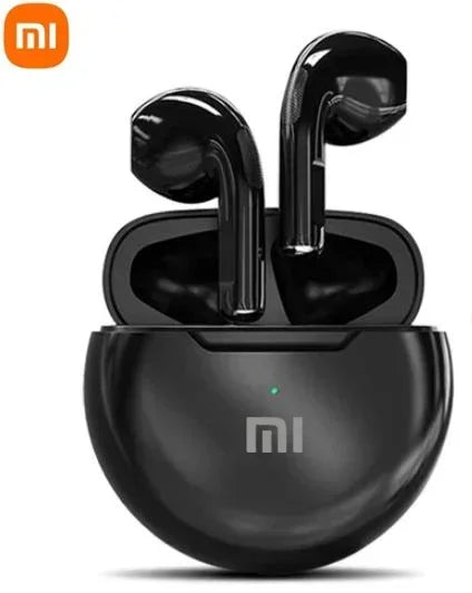 Fone de ouvido Bluetooth XIAOMI Air Pro 6 original TWS 9D (compatível com smartphones IOS e Android)