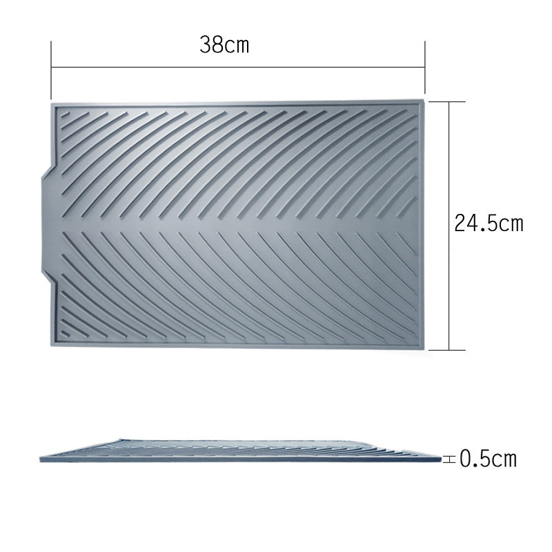 Almofada de drenagem de silicone para utensílios de cozinha