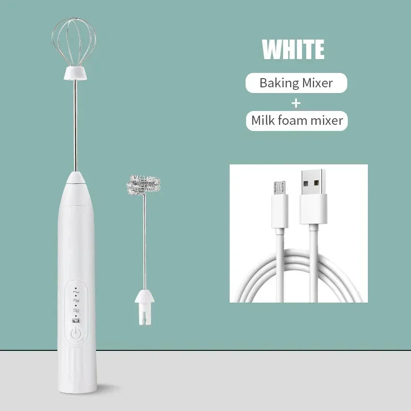 Liquidificadores elétricos recarregáveis para cozinha (para leite,assando ovos, café etc.)