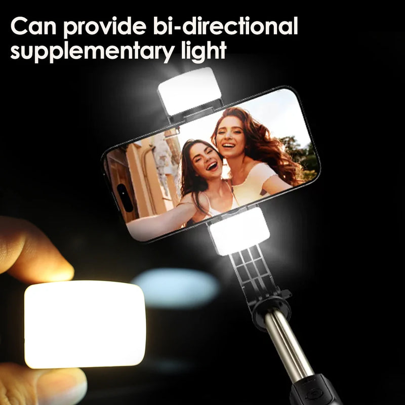 Mini luz de preenchimento LED recarregável para fotografia